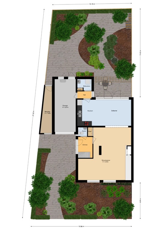 mediumsize floorplan